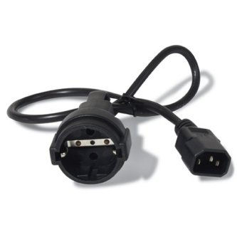 APC/Schneider Electric Power Cord, C14 to CEE 7/7 Schuko, 0.6m