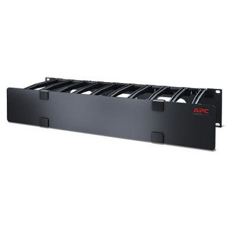 APC/Schneider Electric 2U Horizontal Cable Manager,6"Fingers to