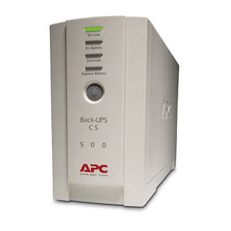 APC/Schneider Electric APC Back-UPS CS, 300 Watts 500VA,Input 1
