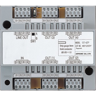 Aiphone GT-4ZP VIDEO/POWER DIST ADPTR