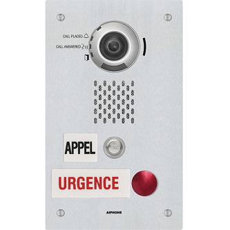 Aiphone IP VIDEO EMERGENCY STATION,2 BTTN,FRENCH