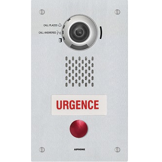 Aiphone IP VIDEO EMERGENCY STATION,1 BTTN,FRENCH
