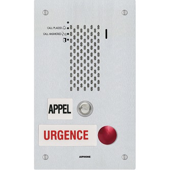 Aiphone IP AUDIO EMERGENCY STATION,2 BTTN,FRENCH