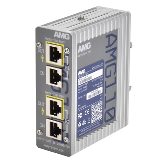AMG Systems 2 Channel Industrial PoE Surge Protector