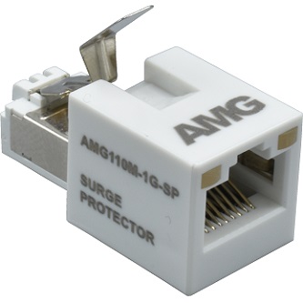 AMG Systems Industrial In-Line PoE Surge Protector