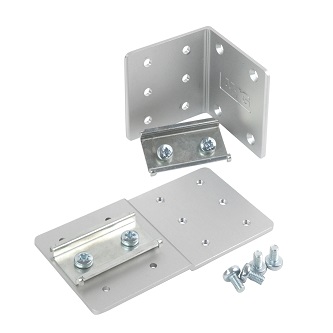 AMG Systems 90 Degree DIN Rail Wall Mounting Bracket