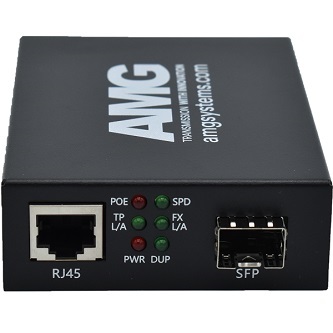 AMG Systems Comml Multirate Media Convrt SFP SoldSep