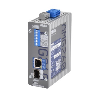 AMG Systems Industrial 60/90W PoE Media Converter