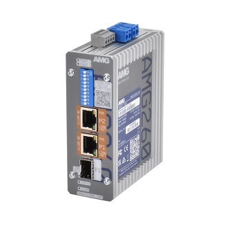 AMG Systems 2+1 Ind Multirate PoE Media Converter