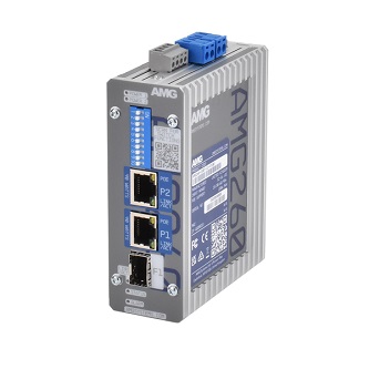AMG Systems 2+1 Ind Multirate PoE Media Converter