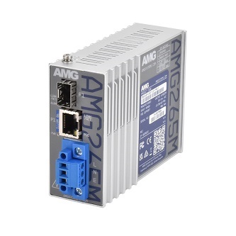 AMG Systems Industrial Multirate PoE Media Converter