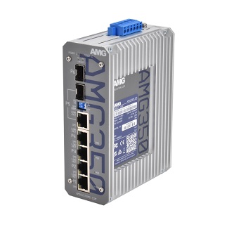 AMG Systems Industrial 6 Port Unmanaged PoE Switch