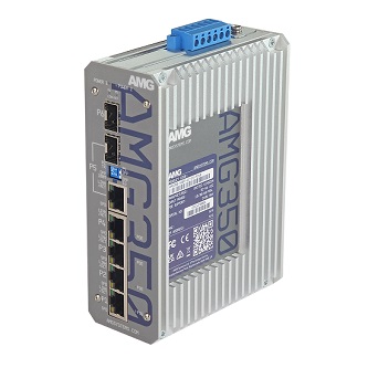 AMG Systems Industrial 6 Port Unmanaged PoE Switch