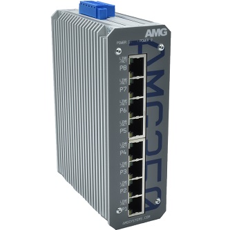 AMG Systems Industrial 8 Port Unmanaged Switch