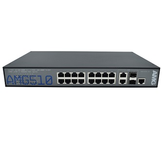 AMG Systems 16x10/100/1000TX30WPoE(290W Budget)2x100