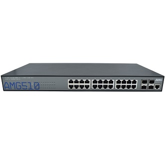 AMG Systems Commercial 28 Port Managed Switch