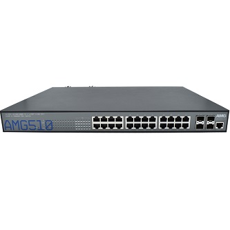 AMG Systems Commercial 28 Port PoE Managed Switch