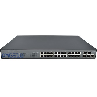 AMG Systems Commercial 28 Port PoE Managed Switch