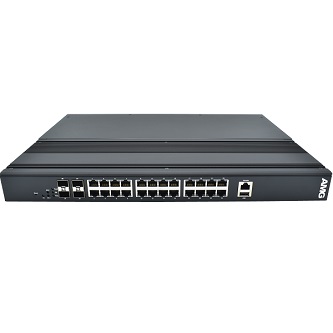 AMG Systems Industrial 28 Port PoE Managed Switch