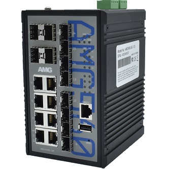 AMG Systems Industrial 20 Port Managed Switch