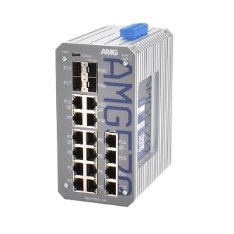 AMG Systems Industrial 20 Port Managed Switch