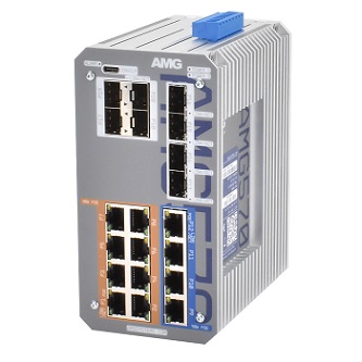 AMG Systems Industrial 20 Port PoE Managed Switch