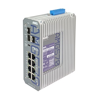 AMG Systems Industrial 11 Port PoE Managed Switch