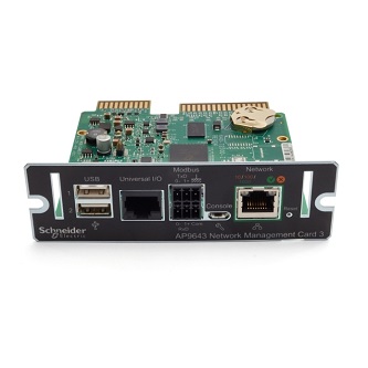 APC/Schneider Electric UPS NETWORK MANAGEMENT CARD 3 W/ ENVIRON