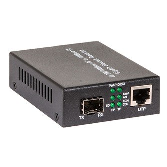 Barox M Cvtr, 19" rack, GE:1xTX+1xSFP
