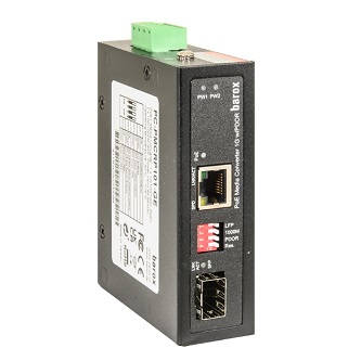 Barox M Cvtr,DIN,GE:1xPoEat+1xSFP,ExtTmp,PDOR