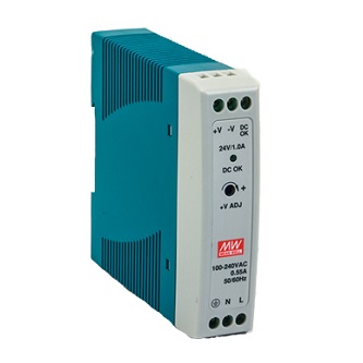 Barox Pwr Sup,DIN C,85-264VAC,120-370VDC, 40W