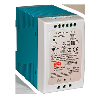 Barox Pwr Sup,DIN,85-264VAC,120-370VDC, 100W