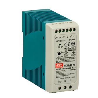 Barox Pwr Sup,DIN,85-264VAC,120-370VDC, 40W