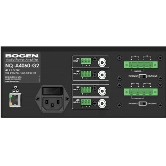Bogen Nyquist 4-Ch. x 60W 2U Audio Power Amp