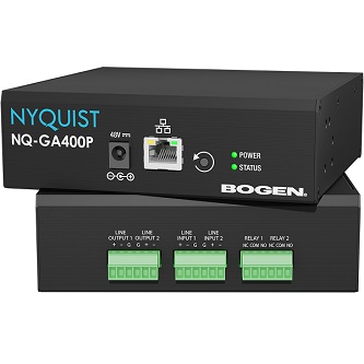 Bogen NYQUIST IP PAGING SYSTEM - 2-CH. AoIP GA