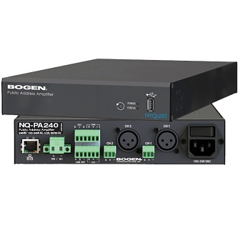 Bogen NYQUIST 4-INPUT, 240W,1RU,PUBLIC ADDRESS