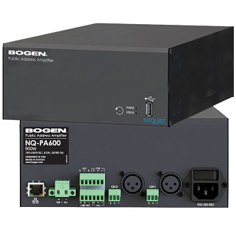 Bogen NYQUIST 4-INPUT, 600W, 2RU, PUBLIC ADDRE