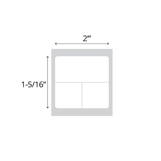 Code Corporation PDC DT Paper Labels Wht 2x1.93