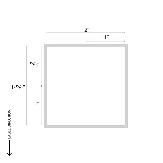 Code Corporation PDC DT Paper Labels Wht 2x1.93