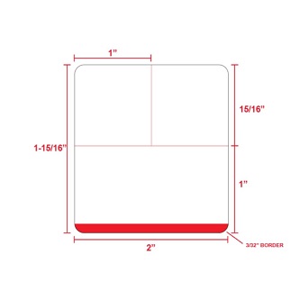 Code Corporation PDC DT Paper Labels 2x1.93