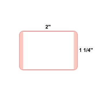 Code Corporation PDC DT Synth Labels Pink 2x1-1/4