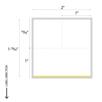Code Corporation PDC DT Paper Labels Ylw 2x1.93