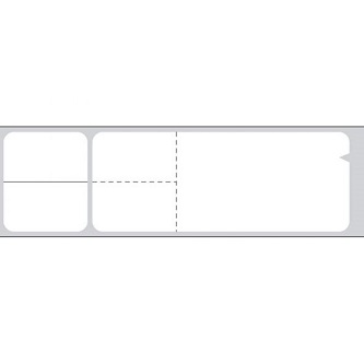 Code Corporation PDC V-Notch DT Labels 4.1x1.1"