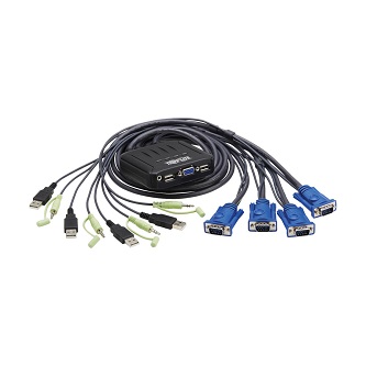 Eaton VGA KVM Switch w BuiltIn VGA USB and 3.