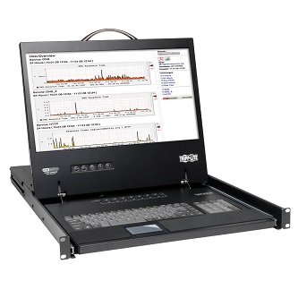 Eaton 16-PORT RACK CONSOLE KVM SWITCH 19IN LCD