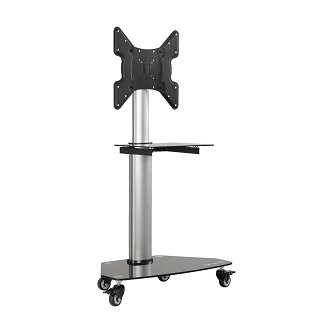 Eaton ROLLING TV CART 32-55IN. BLACK