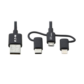 Eaton USB-A to Lightning, USB Micro-