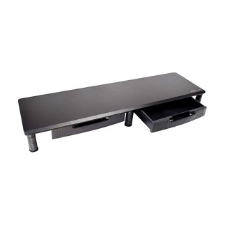 Eaton Extra-Wide Dual-Monitor Riser with Stora
