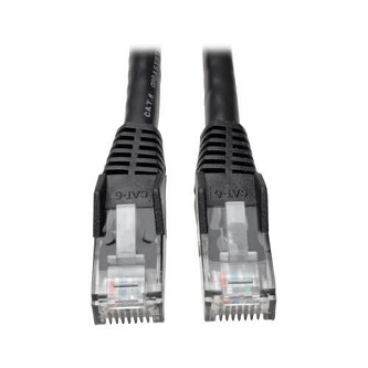 Eaton Cat6 Cable (RJ45 M/M),PoE,Black,20 ft.