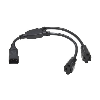 Eaton Y SPLITTER C14 TO 2 5-15R 13A